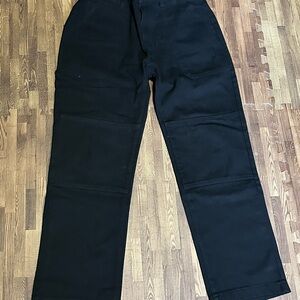 Ascolour Men's Duck Canvas Black Pants, 34x30